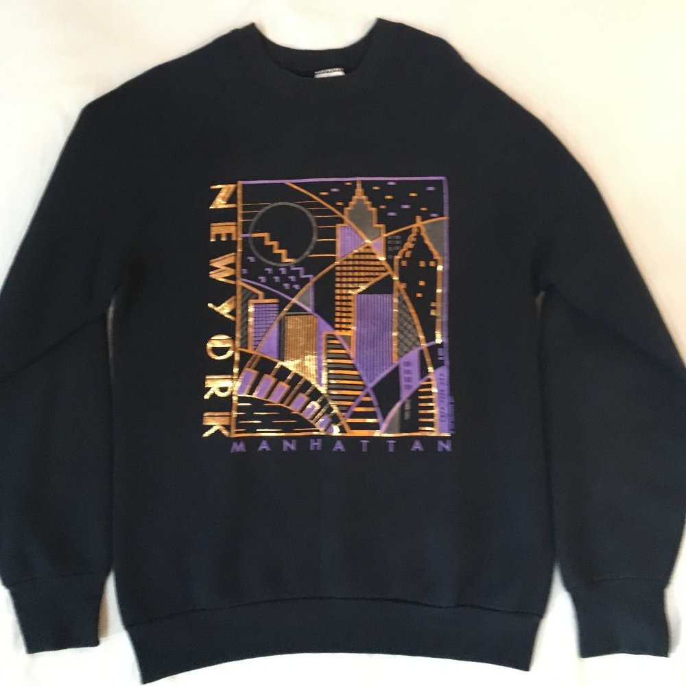 Vintage Memphis Design New York City Sweatshirt
